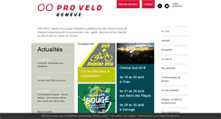 Desktop Screenshot of pro-velo-geneve.ch